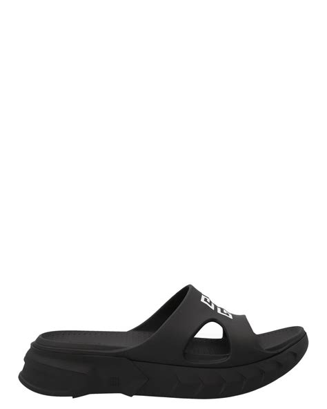 givenchy slides black|givenchy marshmallow slide.